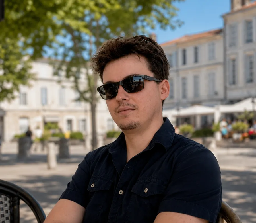 Portrait de Sam Lavialle, fondateur de Pharéo